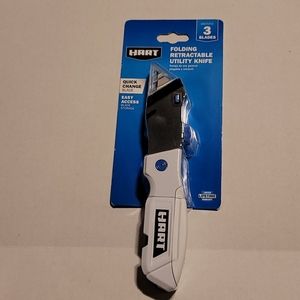 Hart folding retractable utility knife